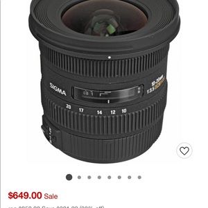 Canon 10-20mm lense